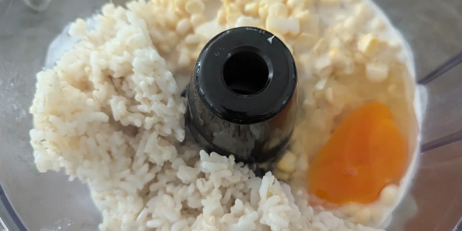 Fresh corn, sticky rice, and coconut milk for kakanin