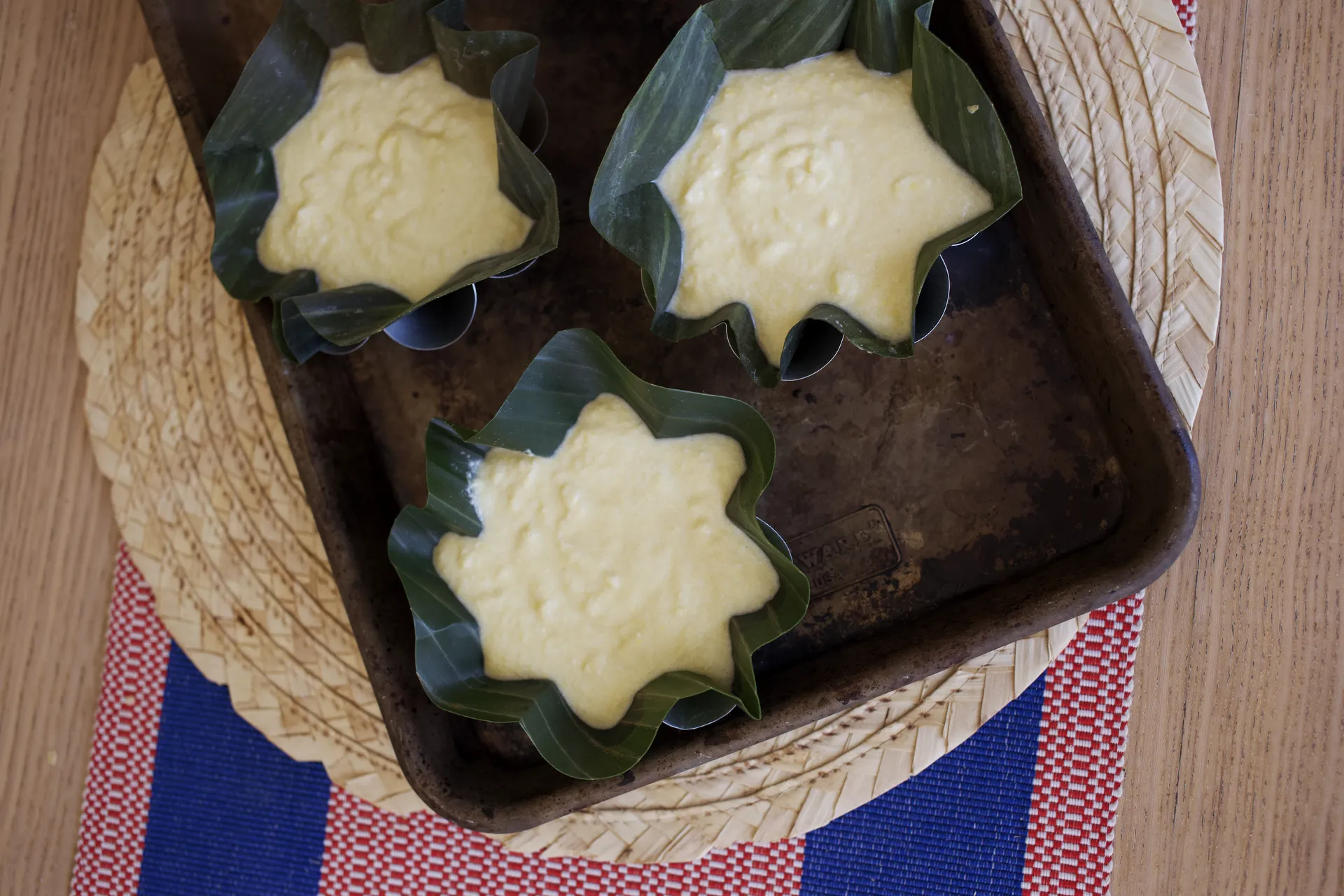 Folding meringue into batter